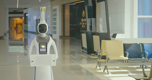 الإجراءات الاحترازية في مبنى المسافرين بمطار البحرين