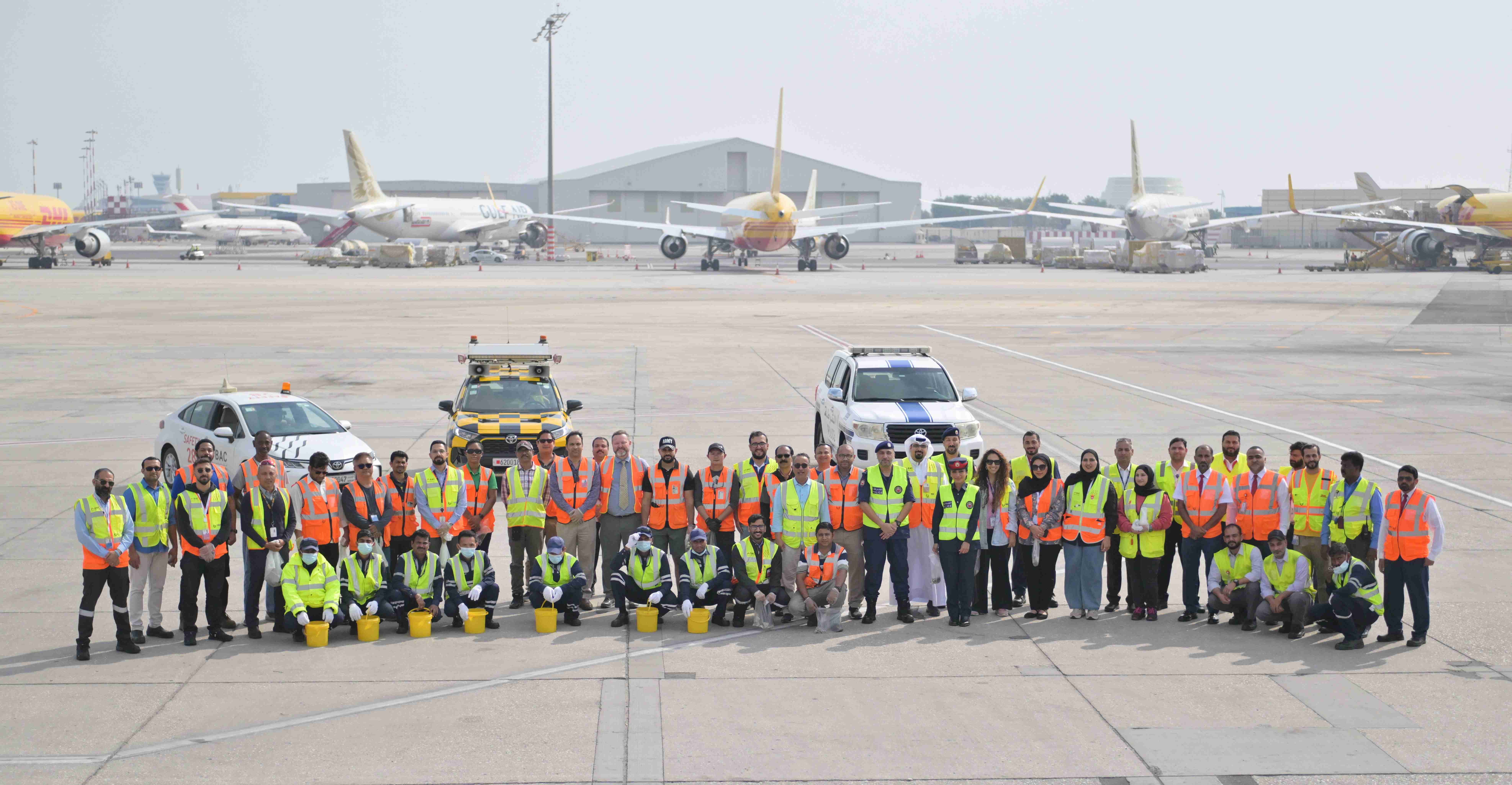 شركة مطار البحرين تدشن مبادرة الحفاظ على سلامة العمليات في ساحة المطار