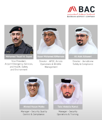 Bahrain Airport Company Promotes Bahraini Leaders to Advance Safety and Security Excellence